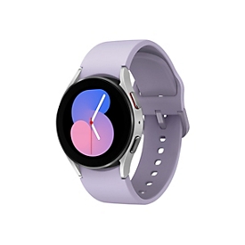 Samsung Galaxy Watch5 - 40 mm - silber - intelligente Uhr mit Sportband - Anzeige 3.04 cm (1.2") - 16 GB
