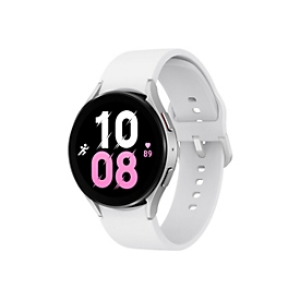 Samsung Galaxy Watch5 - 44 mm - silber - intelligente Uhr mit Sportband - Anzeige 3.46 cm (1.4") - 16 GB