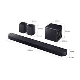 Samsung HW-Q990F - Q-Series - Soundleistensystem - für Heimkino - 11.1.4-Kanal - kabellos
