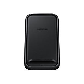 Samsung Wireless Charger Stand EP-N5200 - Kabelloses Ladegerät + AC-Netzteil - 15 Watt - 1.67 A - FC 2.0 - Schwarz