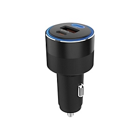 SANDBERG Active - Auto-Netzteil - 130 Watt - 3 Ausgabeanschlussstellen (24 pin USB-C, USB)