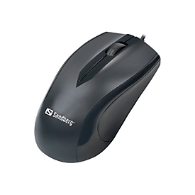 Sandberg - Maus - optisch - 3 Tasten - kabelgebunden - USB-C