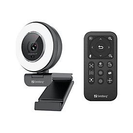 Sandberg Streamer USB Webcam Pro Elite - Livestream-Kamera - Farbe - 2560 x 1440 - Audio - USB 2.0