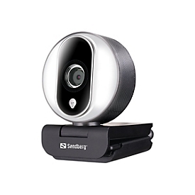 Sandberg Streamer USB Webcam Pro - Livestream-Kamera - Farbe - 2 MP - 1920 x 1080 - 720p, 1080p