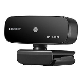 Sandberg USB Webcam Autofocus 1080P HD - Webcam - Farbe - 2 MP - 1920 x 1080 - Audio