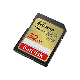 SanDisk Extreme - 32 Go - SDXC - Classe 10 - UHS-I - 100 Mo/s - 60 Mo/s