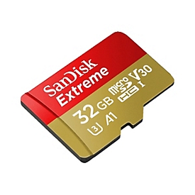 SanDisk Extreme - Flash-Speicherkarte (microSDHC/SD-Adapter