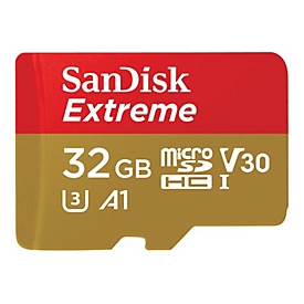 SanDisk Extreme - Flash-Speicherkarte (microSDHC/SD-Adapter inbegriffen)