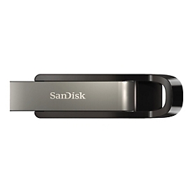 SanDisk Extreme Go - 256 Go - USB Type-A - 3.2 Gen 1 (3.1 Gen 1) - 400 Mo/s - Slide - Acier inoxydable