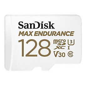 SanDisk Max Endurance - 128 Go - MicroSDXC - Classe 10 - UHS-I - 100 Mo/s - 40 Mo/s