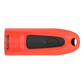 SanDisk Ultra - USB-Flash-Laufwerk - 64 GB - USB 3.0 - Blau, Rot (Packung mit 2)