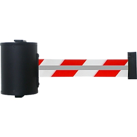 Sangle RS-GUIDESYSTEMS GLW700, montage mural, bandes réfléchissantes incluses, L 7000 mm, boîtier L 105 x P 113 x H 175 mm, rouge/blanc