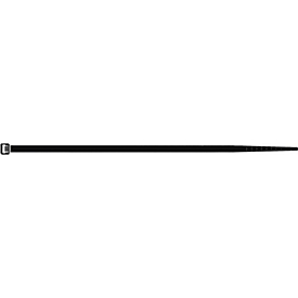 SapiSelco Colliers de serrage SEL.FIT, L 100 x l 2,5 mm, PA 6.6 noir, charge de traction 80N, 100 pièces