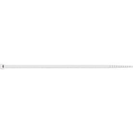 SapiSelco Kabelbinder SEL.FIT, L 100 x B 2,5 mm, Polyamid 6.6 natur, innenverzahnt, UL94 V2, 80N Zugbelastung, 100 Stück