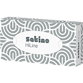 Satino cosmetische tissues Prestige, 2-laags, met reliëf, L 205 x B 210 mm, gerecycled cellulose, helder wit, 100 stuks