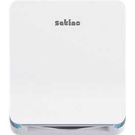 Satino vouwhanddoekdispenser S, voor 2-3 gevouwen handdoekverpakkingen met V-vouw/C-vouw, B 301 x D 165 x H 350 mm, ABS kunststof, wit