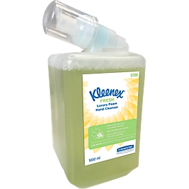 Savon moussant parfumé Fresh KLEENEX, vert, 1 litre