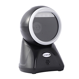 Scanner de codes barres Olympia LS 7100, pour codes à une et deux dimensions, 640 x 480 px, angle de balayage +/- 60°, USB-A/RS-232, noir