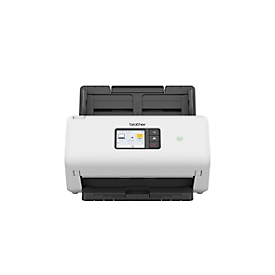 Scanner de documents Brother ADS-4500W, noir et blanc/couleur, 35 ppm &amp; 70 ipm, ADF recto-verso, scan mobile, écran tactile, USB/LAN/WLAN, jusqu'à A4