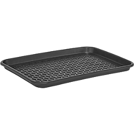 Schäfer Shop Egouttoir Genius KST pour armoires à produits de nettoyage FS, plastique noir, L 500 x P 400 x H 20 mm