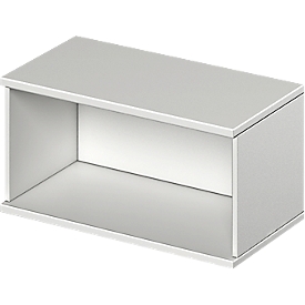 Schäfer Shop Étagère à poser Genius TETRIS WOOD, 1 HC, L 800, gris clair