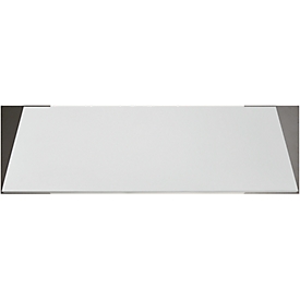 Schäfer Shop Genius Additional shelf for wardrobe system TETRIS WOOD, 2 pieces, hinged door shelf/cabinet 1200 mm wide, light grey
