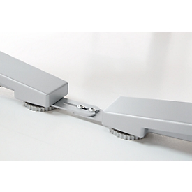 Schäfer Shop Genius afstandhouder PLANOVA ERGOSTYLE, 2 stuks, blank aluminium