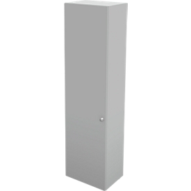 Schäfer Shop Genius Armoire à porte battante TETRIS WALL, 6 HC, l. 600 x P 440 x H 2250 mm, charnière de porte côté gauche, gris clair