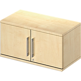 Schäfer Shop Genius Armoire à portes battantes à poser TETRIS WOOD, 1 HC, l. 800, coloris érable