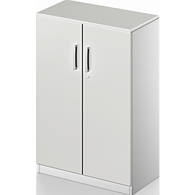 Schäfer Shop Genius Armoire à portes battantes TETRIS SOLID, 3 HC, l. 800 mm, verrouillable, avec plateau de finition
