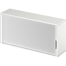 Schäfer Shop Genius Armoire à rideau d'extension TETRIS WOOD, 2 HC, l. 1600, blanc