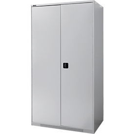 Schäfer Shop Genius armoire pour charges lourdes FS, tôle d'acier, L 1055 x P 620 x H 1950 mm, 5 OH, aluminium blanc, jusqu'à 1000 kg