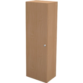 Schäfer Shop Genius Armoire-vestiaire TETRIS WALL, 1 étagère, charnière de porte côté gauche, l. 600 x P 440 x H 1880 mm, coloris hêtre