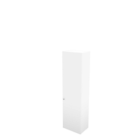Schäfer Shop Genius Armoire-vestiaire TETRIS WALL, 2 étagères, charnière de porte côté droit, l. 600 x P 440 x H 2250 mm, blanc
