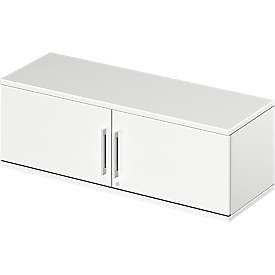 Schäfer Shop Genius Aufsatz-Flügeltürenschrank TETRIS WOOD, 1 OH, B 1200, weiss