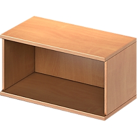 Schäfer Shop Genius Aufsatzregal TETRIS WOOD, 1 OH, B 800, Buche-Dekor