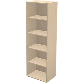 Schäfer Shop Genius Bibliothèque étagère TETRIS WALL, 5 HC, l. 600 x P 420 x H 1880 mm, érable