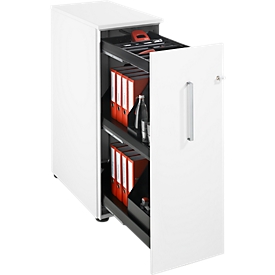 Schäfer Shop Genius Caisson haut, l. 435 x P 800 x H 1296 mm, blanc/blanc 