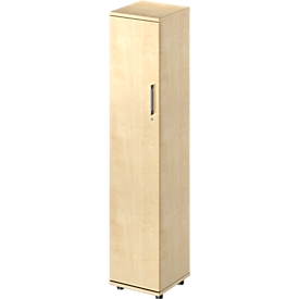 Schäfer Shop Genius Flügeltürenschrank TETRIS WOOD, 5 OH, B 400 x T 421 x H 1910 mm, Höhe inkl. Gleiter, Tür links 