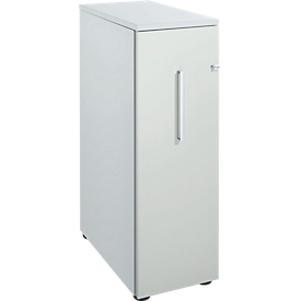 Schäfer Shop Genius Hochcontainer, B 435 x T 800 x H 1296 mm, weissalu/lichtgrau 