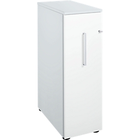 Schäfer Shop Genius Hochcontainer, B 435 x T 800 x H 1296 mm, weißalu/weiß 