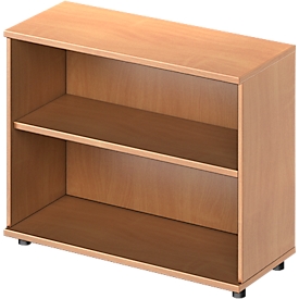 Schäfer Shop Genius Regal TETRIS WOOD, 2 OH, Höhe inkl. Gleiter, B 1000 mm, Buche-Dekor