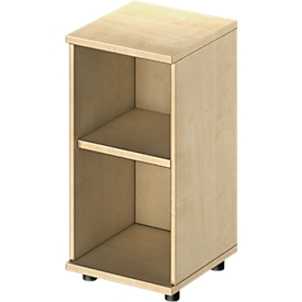 Schäfer Shop Genius Regal TETRIS WOOD, 2 OH, Höhe inkl. Gleiter, B 400 mm, Ahorn-Dekor