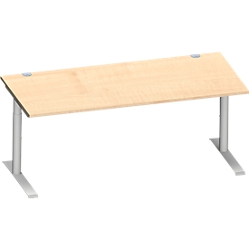 Schäfer Shop Genius Schreibtisch MODENA FLEX, 1800 x 800 mm, Ahorn