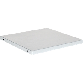 Schäfer Shop Genius Tablette pour armoires FS, tôle d'acier galvanisée, L 484 x P 386 x H 30 mm, jusqu'à 50 kg