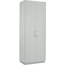 Schäfer Shop  Genius Vleugeldeurkast TETRIS SOLID, 5 ordnerhoogten, B 800 mm, incl. zijwanden, lichtgrijs 