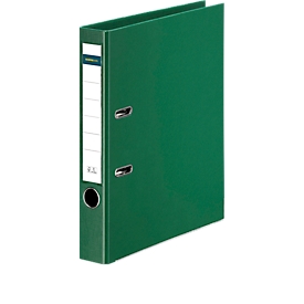 SCHÄFER SHOP Ordner, DIN A4, Rückenbreite 50 mm, grün