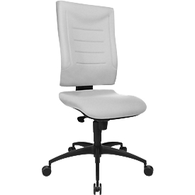 Schäfer Shop  Pure Bureaustoel SSI Proline P1, synchroonmechanisme, zonder armleuningen, lordosesteun & knierol, grijs
