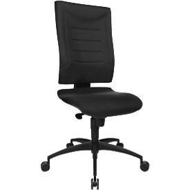Schäfer Shop  Pure Bureaustoel SSI Proline P1, synchroonmechanisme, zonder armleuningen, lordosesteun & knierol, zwart