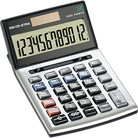 Schäfer Shop Pure Calculatrice SSI CD-2703, 12 chiffres